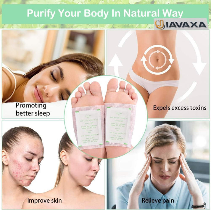 DETOX AURA Premium Detox Foot Patches (Pack of 10) – Buy 1 Get 1 Free