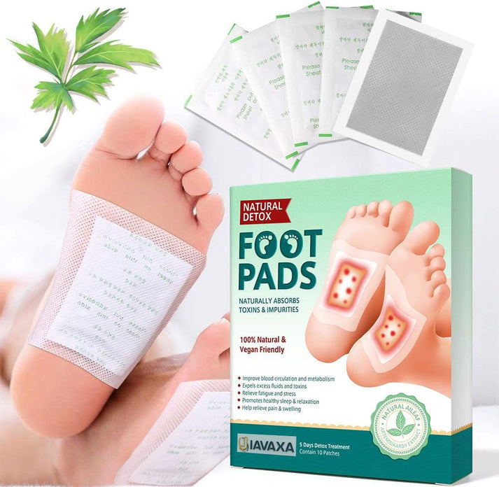 DETOX AURA Premium Detox Foot Patches (Pack of 10) – Buy 1 Get 1 Free