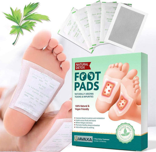 DETOX AURA Premium Detox Foot Patches (Pack of 10) – Buy 1 Get 1 Free